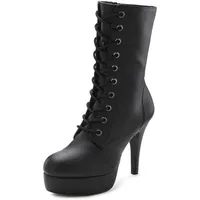 LASCANA BELLE AFFAIRE Schnürstiefelette Damen schwarz Gr.39