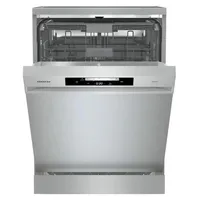 Hisense HS643C90X, Freistehend, Standardgröße (60 cm), Silber, Silber, Berührung, 3 Korb/Körbe - Silber