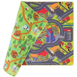 Pergamon Snapstyle Strassenteppich Beidseitig Strassenlandschaften 160x200 cm, Teppiche , Spielmatte,