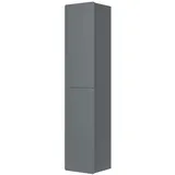 Vicco Badschrank Izan Grau 37 x 171.6 cm Badezimmer, 2 Türen