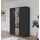 Rauch Drehtürenschrank »Kleiderschrank Schrank Garderobe Wäscheschrank VOYAGER«, (in 3 verschiedenen Ausstattungen BASIC/CLASSIC/PREMIUM), mit modernen Griffen in Graumetallic und Spiegel