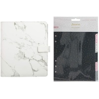 Filofax Terminplaner Patterns Marble DIN A5, 19-028700 & Confetti A5 Dividers, 132700