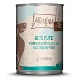 MjAMjAM 6x 400g purer Fleischgenuss gute Pute pur MjAMjAM Hundefutter nass