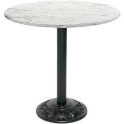 Restootab Tisch Bistrot-Stil Ø70cm - Modell Calacatta