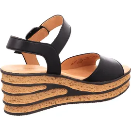 Gabor Plateau Sandale schwarz Nappa 64.651.27 für Damen, schwarz, Größe 38 EU