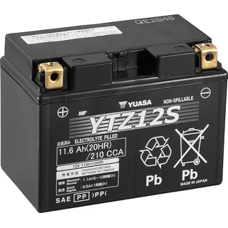 YUASA YTZ12S Motorradbatterie 12V 11Ah