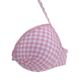 Buffalo Push-Up-Bikini-Top Damen Rosa/Mehrfarbig 36 Cup B