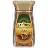 JACOBS Gold Löslicher Kaffee Instantkaffee Instant Kaffee Löskaffee Glas 100 g