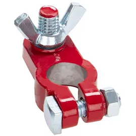 Alca alca® Batterie-polklemme Wing Plus (+) rot 12/24 Volt Autobatterie Klemme Batteriepoladapter Anschlussklemme Batteriepolklemme Batterie