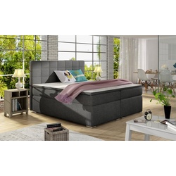 Best for Home Boxspringbett Alice, Bonellfederkern, Bettkasten, Topper 140 cm x 206 cm