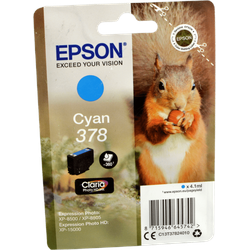 Epson Tinte C13T37824010  Cyan 378  cyan