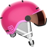 Salomon Grom Visor Leichter Kinder Helm und Visier Ski Brille Ski Helm Snowboarden
