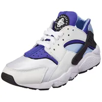 Nike Damen W Air Huarache Gymnastikschuhe, White/Lapis/Aluminium/Black, 37.5 EU - 37.5 EU