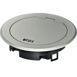 Hager BSR02MKS Metall Klappdeckel für BSR02 Silber