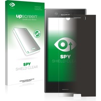 upscreen Spy Shield Clear Klare Bildschirmschutzfolie Sony Xperia XZ1 Compact), Smartphone Schutzfolie