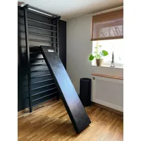 ARTIMEX Schrägbrett gepolstert mit Kunstlederbezug für Gymnastik und Fitness - Wird in Heimen, Turnhallen oder Fitnesscentern verwendet, 190 x 37 cm, Artikelnr. 251-S