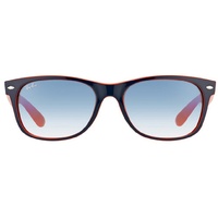 Ray Ban New Wayfarer RB2132 789/3F 55-18 blue/orange/gradient light blue