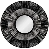 ATMOSPHERA CREATEUR D'INTERIEUR Dekospiegel Ethnic Ø 76 cm Schwarz