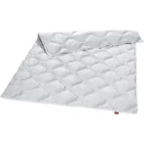 sleepling – Luxus Kaschmir Steppdecke, leichte Sommerdecke, 135x200 cm, weiß - Weiß