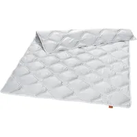 sleepling – Luxus Kaschmir Steppdecke, leichte Sommerdecke, 135x200 cm, weiß - Weiß