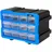 HMF Sortimentskasten Kunststoff 29,5 x 19,5 x 16 cm Blau/Schwarz 12 Schubladen
