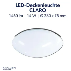 Müller-Licht Claro 1 rund weiß