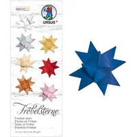 Ursus Papierstreifen für Fröbelsterne 130 g/qm 1,5 x 50 cm 80 Stück königsblau