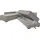 Home Affaire Ecksofa L-Form Cord 3-Sitzer Braun