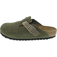 Birkenstock Boston Velursleder Herren Pantolette