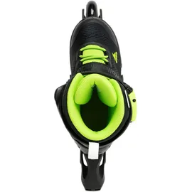 Rollerblade Microblade Inline Skates Nero/Verde 17.5