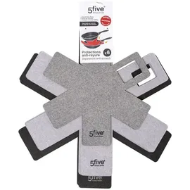 Five 5five Simply Smart Pfannentrenner in mehrfarben - Kratzfeste Abdeckungen im 6er-Set,