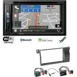 Pioneer Autoradio Navi WiFi Apple CarPlay für BMW 3er 1998-2007 schwarz