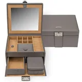Windrose Marvella Schmuckkasten 21 cm grau