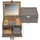 Windrose Marvella Schmuckkasten 21 cm grau