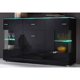 Höltkemeyer Sideboard 150 cm schwarz