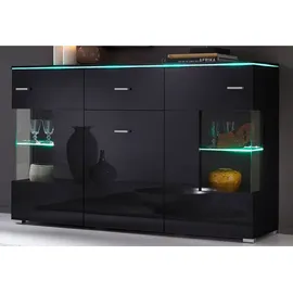 Höltkemeyer Sideboard 150 cm schwarz