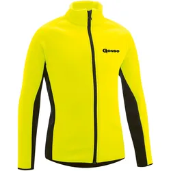 Fahrradjacke GONSO "Moritz", Kinder, Gr. 140, gelb (neongelb), 100% Polyester, Jacken, Wasserabweisend, hohe Wärmeisolation, strapazierfähig