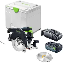 Festool HKC 55 KEB-Basic Akku-Handkreissäge 18 V 160 mm + 1x Akku 8,0 Ah + Schnellladegerät
