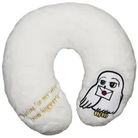 HARRY POTTER Hedwig Nackenkissen 36 x 34 cm Schwarz/Weiß