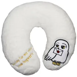 HARRY POTTER Hedwig Nackenkissen 36 x 34 cm Schwarz/Weiß