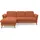 sit&more Ecksofa Romero L-Form, wahlweise mit oder ohne Relax-Funktion, Bettfunktion, Bettkasten orange