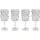 Kare Weinglas Party Dots 0,53 l 4-tlg.