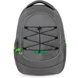 Wave Boost Schulrucksack - Lime Grey Koffer24