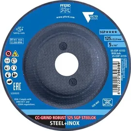 Pferd CC-GRIND-ROBUST Schleifscheibe 125x22,23 mm 10 St.