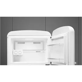 Smeg FAB50RWH5 Retro-Kühl-Gefrierkombination (400 l, 1921 mm hoch, Weiß)