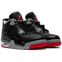 Jordan Air 4 Retro Bred Reimagined SCHWARZ 44.5
