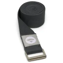 Bodhi PADMA XL Yogagurt Baumwolle mit Schiebeschnalle Edelstahl matt, anthrazit grau No Size