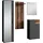 byLIVING Jakob Garderobenschrank 5 Stk. 0 x 0 x 0 grau