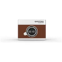 PATONA Platinum Retro Dual Ladebox USB-C Panasonic DMW-BLK22