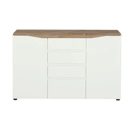 Sconto Kommode 140 x 88 x 40 cm Weiß